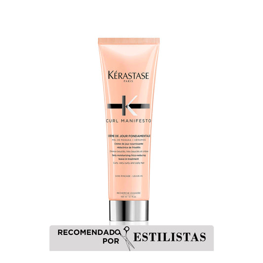 Kérastase Curl Manifesto – Crème de Jour Fondamentale 150ml | Crema de Día Hidratante y Definidora para Rizos