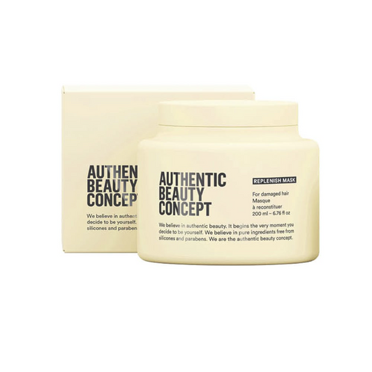 Authentic Beauty Concept Replenish Mask – Mascarilla 200ml | Nutrición Intensa y Reparación Profunda para Cabello Dañado