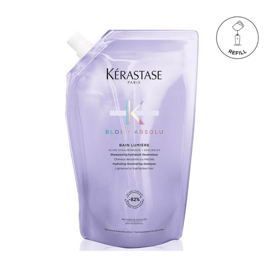 Kérastase Blond Absolu | Bain Lumière Recarga 500ml Hidratación y Luminosidad para Cabello Rubio