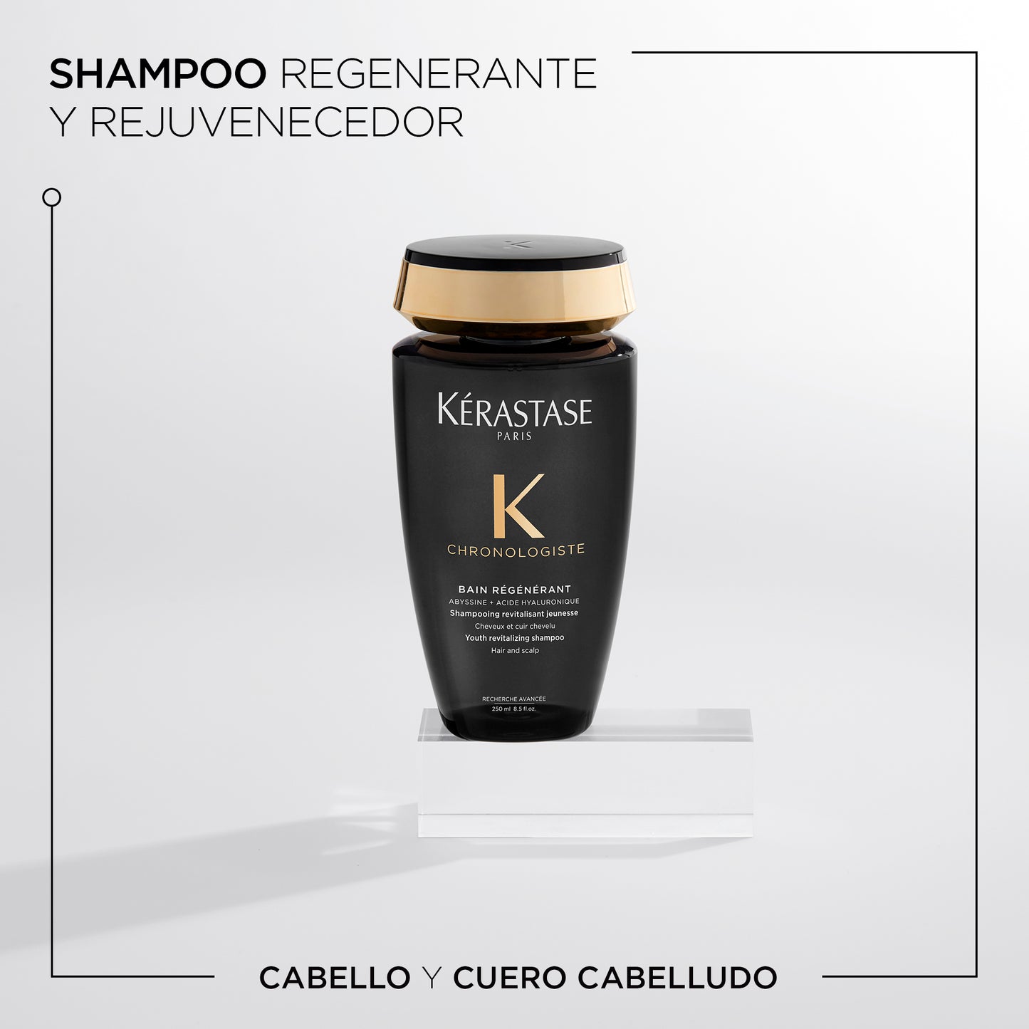 Kérastase Chronologiste – Bain Régénérant 250ml | Shampoo Revitalizante de Lujo para Cabello y Cuero Cabelludo