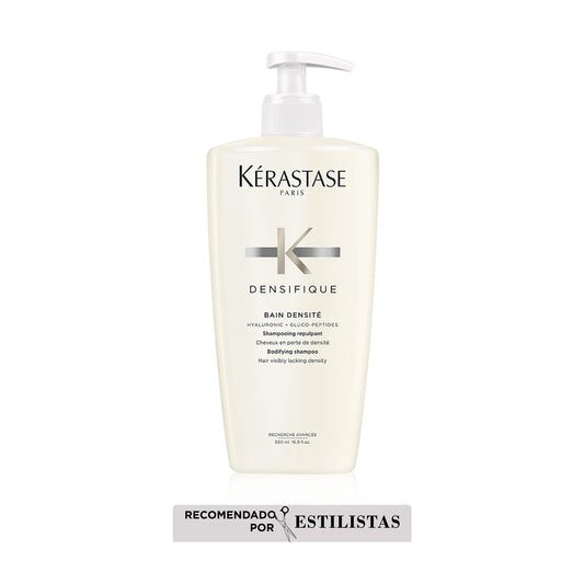 Kérastase Densifique – Bain Densité 500ml | Shampoo Corporizante para Cabello Fino y con Pérdida de Densidad