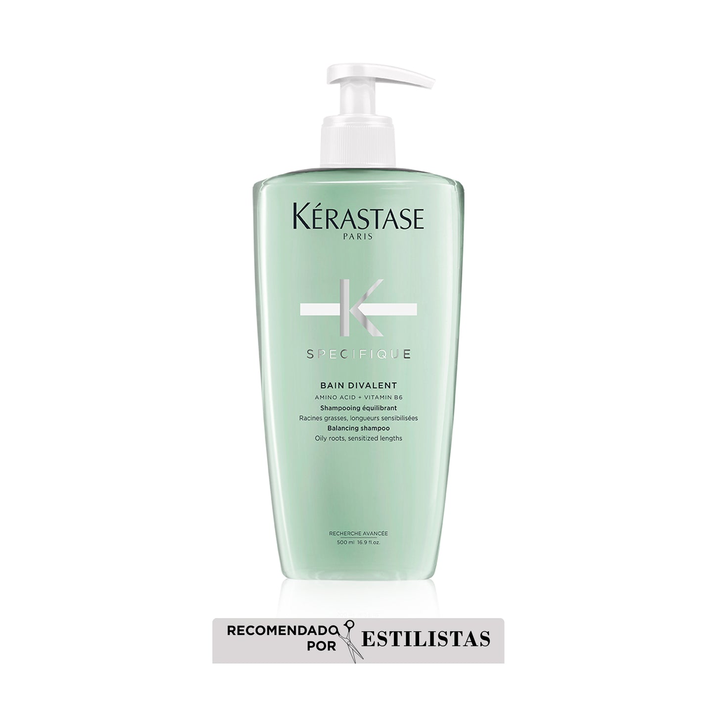 Kérastase Spécifique – Bain Divalent 500ml | Shampoo Equilibrante para Raíces Grasas y Puntas Secas