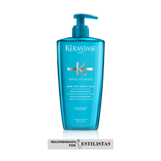 Kérastase Spécifique – Bain Riche Dermo-Calm 500ml | Shampoo Calmante Nutritivo para Cuero Cabelludo Sensible
