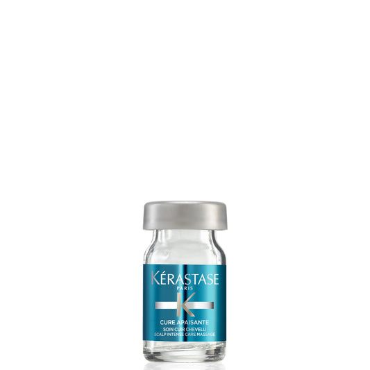 Kérastase Spécifique – Cure Apaisante 12x6ml | Tratamiento Intensivo Calmante para Cuero Cabelludo Sensible