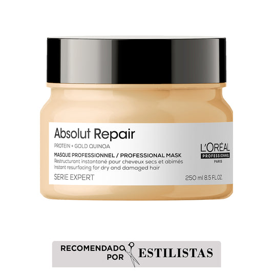 L’Oréal Professionnel Absolut Repair Mascarilla 250ml – Tratamiento reparador y nutritivo para cabello y pelo dañado.
