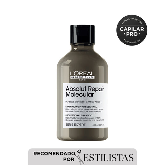 L’Oréal Professionnel Absolut Repair Molecular – Shampoo Reestructurante 300ml | Cabello Dañado Extremo