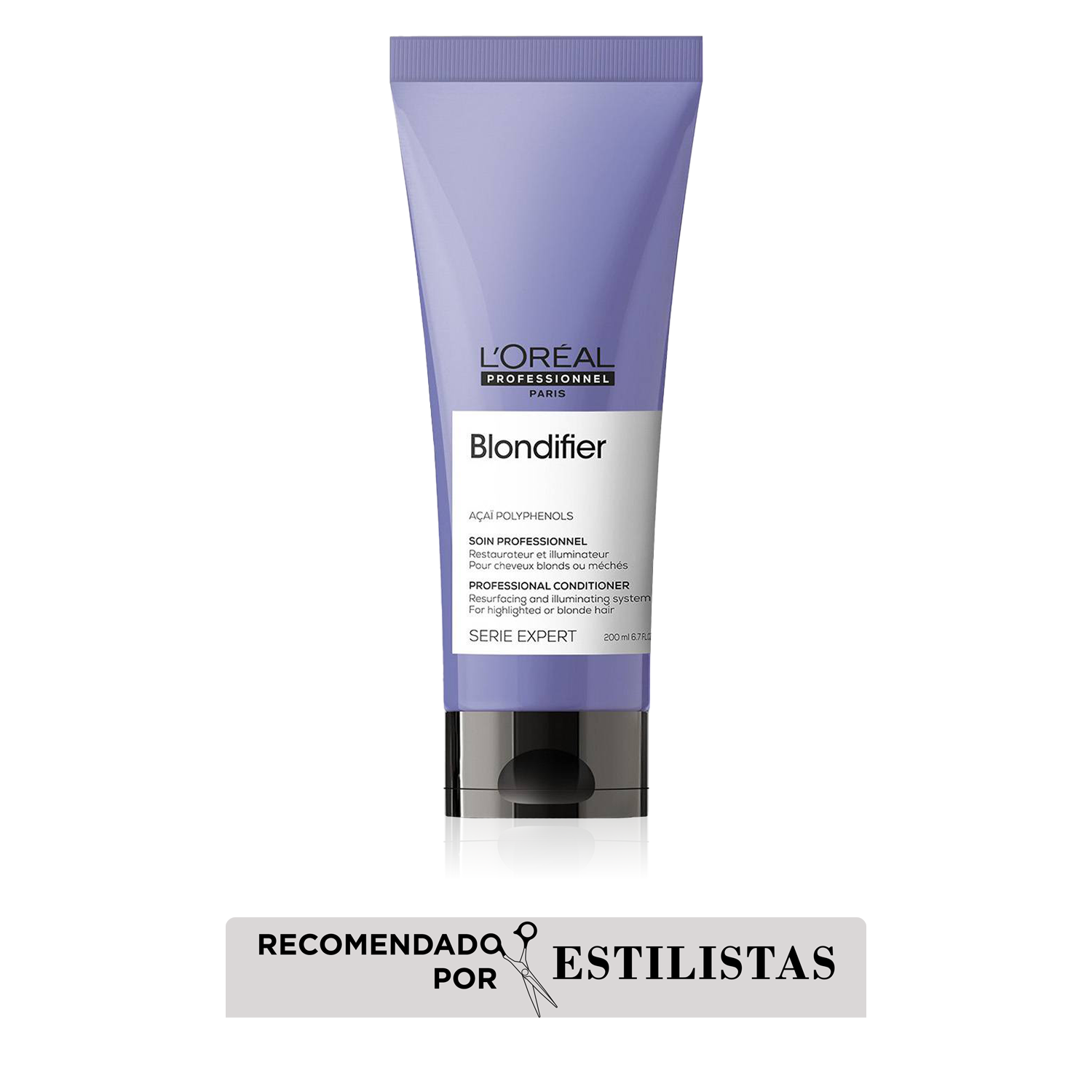 L’Oréal Professionnel Blondifier Acondicionador 200ml – Nutrición y brillo para cabello y pelo rubio o con mechas.