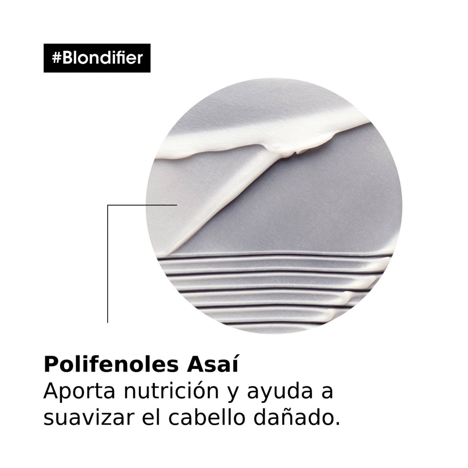 L’Oréal Professionnel Blondifier Acondicionador 200ml – Nutrición y brillo para cabello y pelo rubio o con mechas.