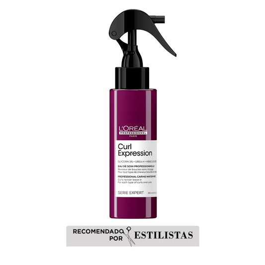L’Oréal Professionnel Curl Expression Spray Rizos – Hidratación ligera y reactivación instantánea para cabello y pelo rizado u ondulado.