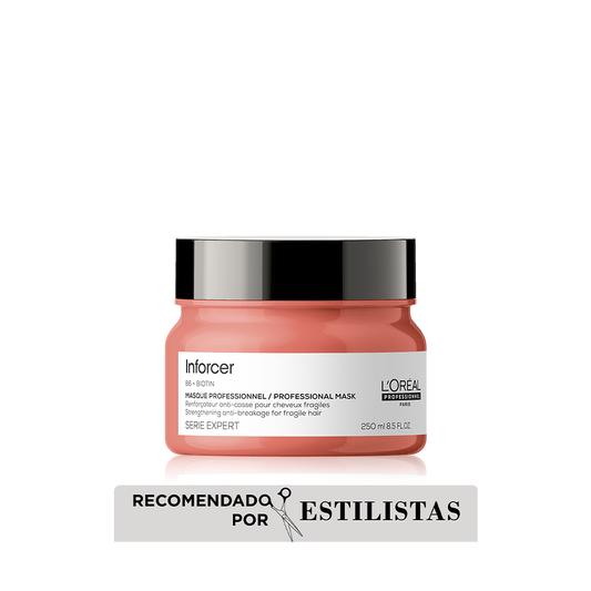 L’Oréal Professionnel Inforcer Mascarilla – Tratamiento fortalecedor anti-rotura para cabello y pelo débil.