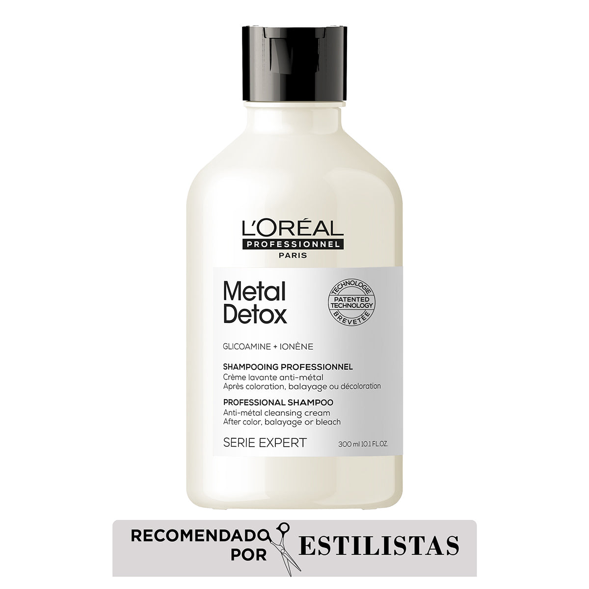 L’Oréal Professionnel Metal Detox Shampoo 300ml – Limpieza y fortalecimiento del cabello teñido o decolorado | Tatán Peluquería Colombia