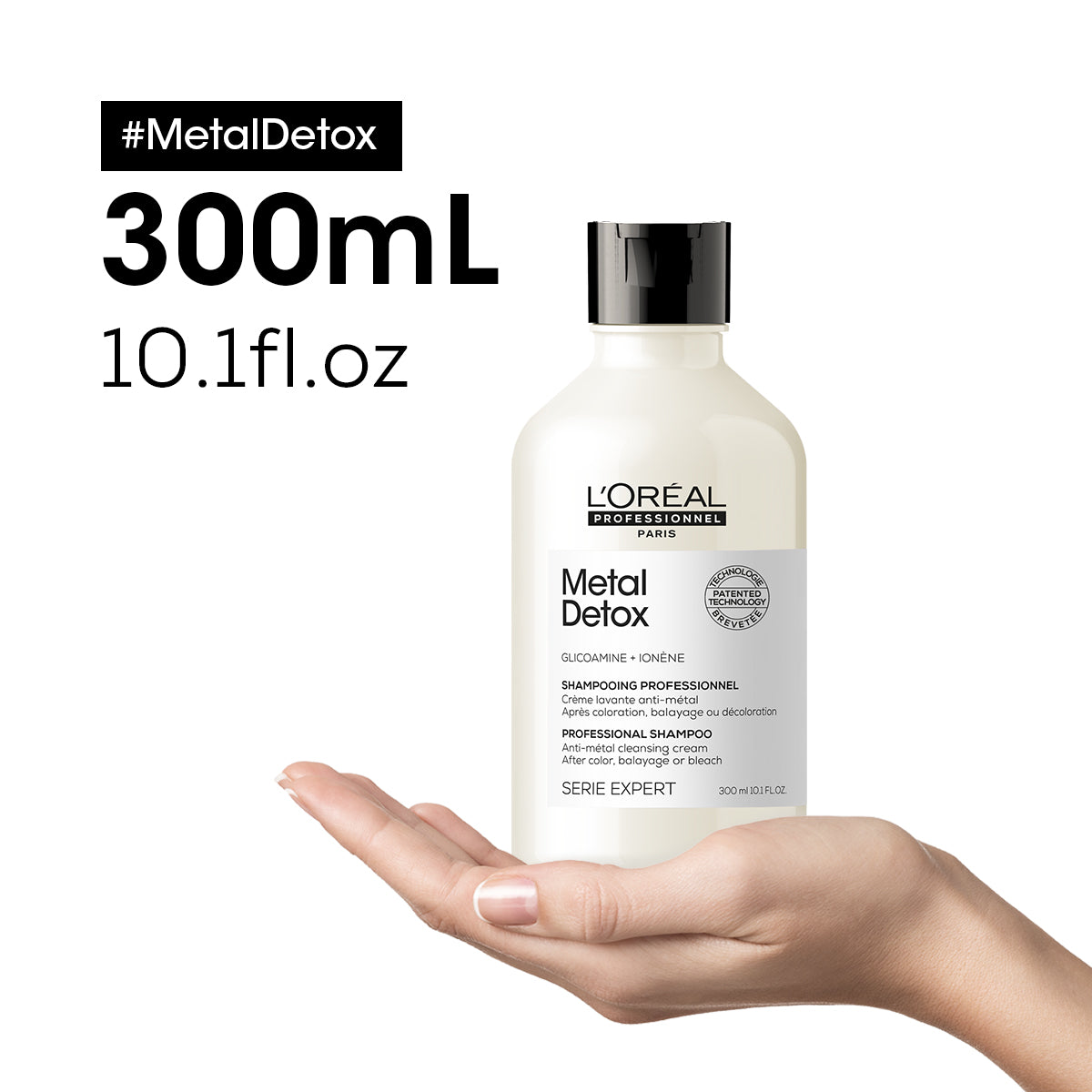 L’Oréal Professionnel Metal Detox | Shampoo 300ml Limpieza Protectora y Fortalecimiento del Cabello
