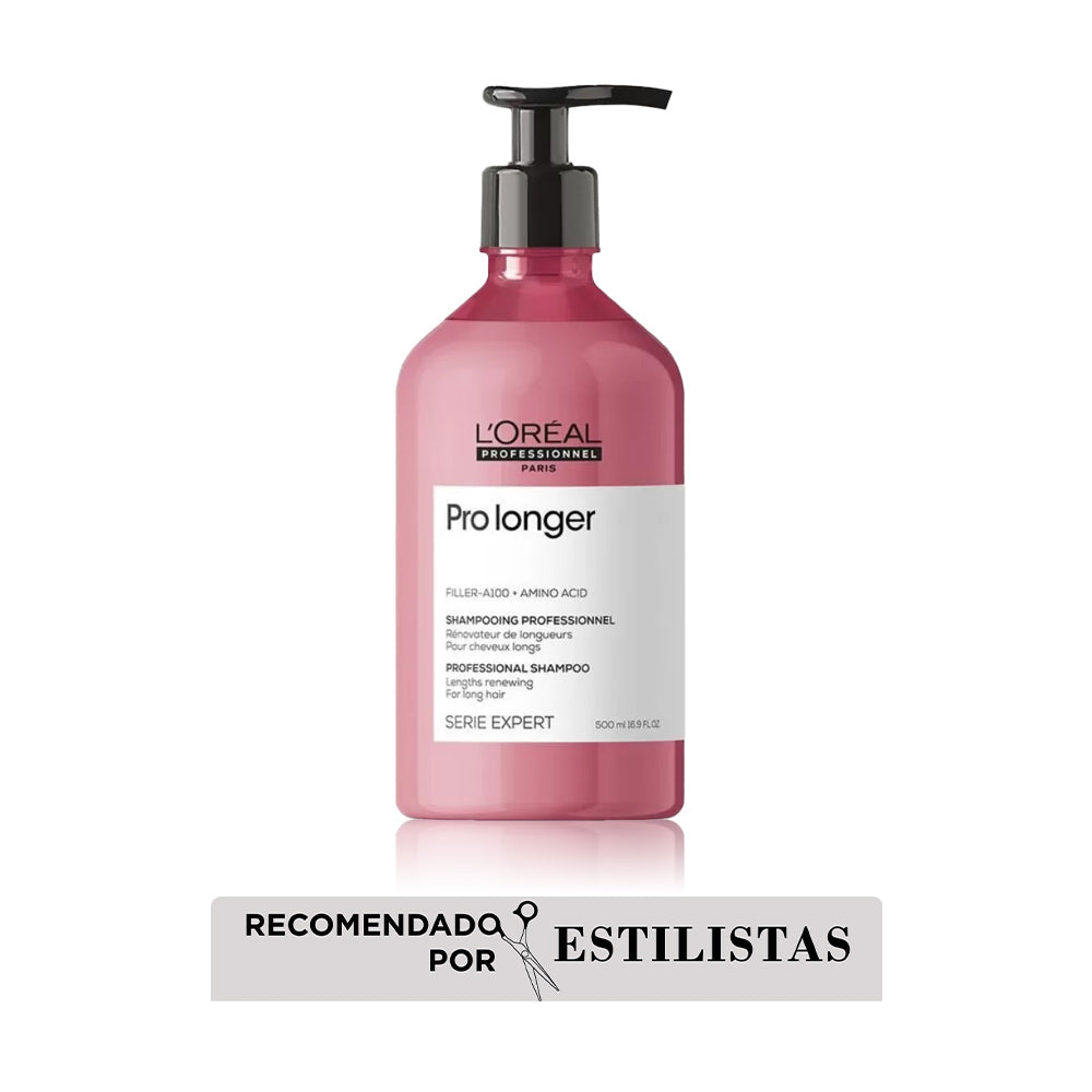L’Oréal Professionnel Pro Longer Shampoo 500ml – Engrosamiento y renovación de largos para cabello debilitado | Tatán Peluquería Colombia