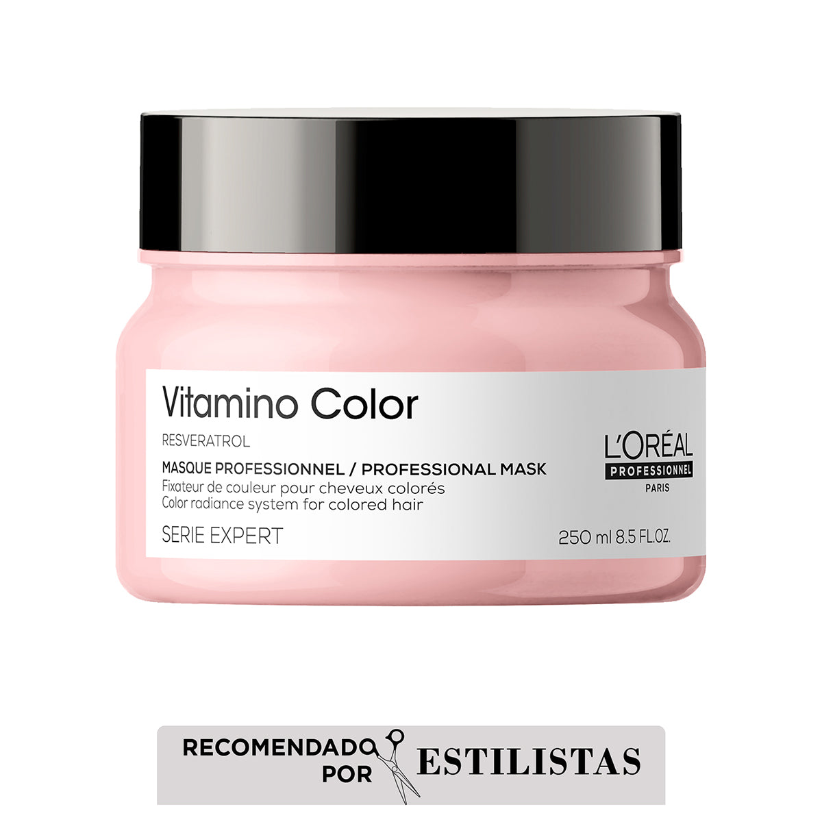 L’Oréal Professionnel Vitamino Color Mascarilla 250ml – Protección intensa y brillo prolongado para cabellos teñidos | Tatán Peluquería Colombia