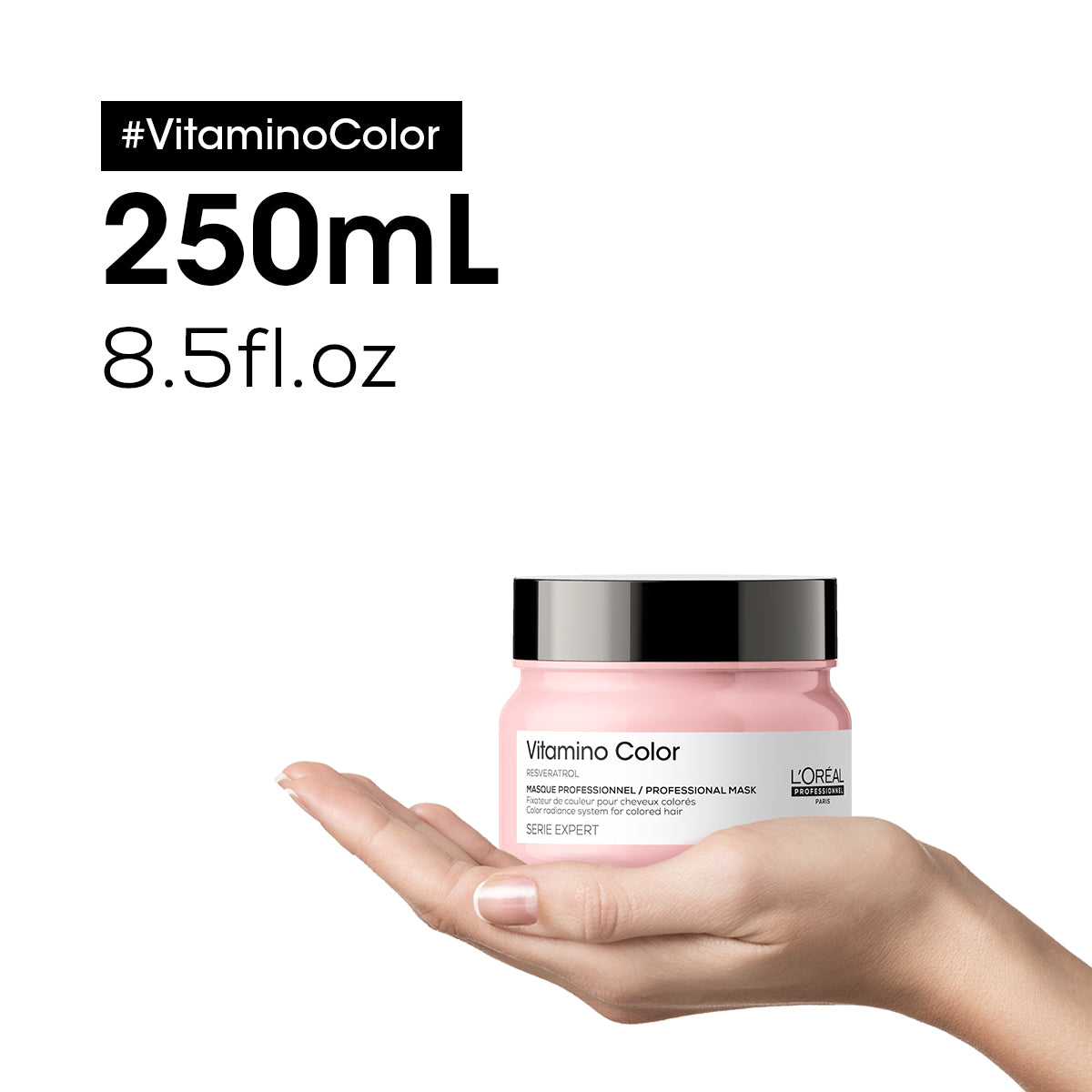 L’Oréal Professionnel Vitamino Color | Mascarilla 250ml Protección Intensa y Brillo Prolongado del Color