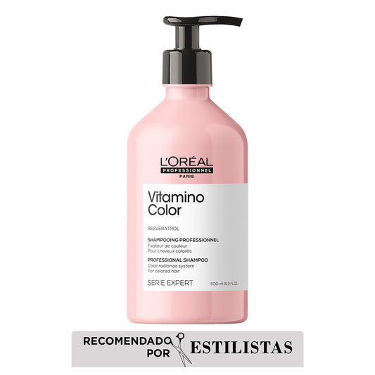 L’Oréal Professionnel Vitamino Color | Shampoo 500ml Protección y Brillo Prolongado del Color