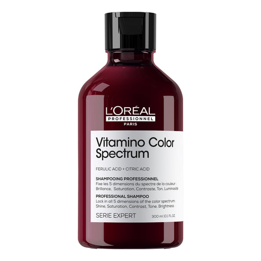 L’Oréal Professionnel Vitamino Color Spectrum Shampoo Purple 300ml – Neutralización y protección del color para cabellos teñidos | Tatán Peluquería Colombia