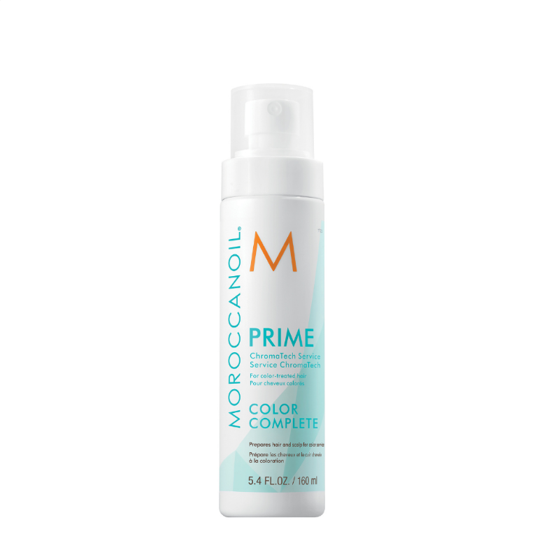 ALT text “Moroccanoil Color Prime Pre-Treatment 160 ml – Spray pretratamiento con aceite de argán para preparar el cabello antes de la coloración. Distribuidor autorizado Tatán Peluquería Colombia