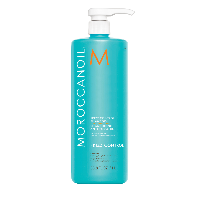Moroccanoil Frizz Control Shampoo 1000ml – Shampoo profesional con aceite de argán para controlar el frizz y la humedad. Distribuidor autorizado Tatán Peluquería Colombia