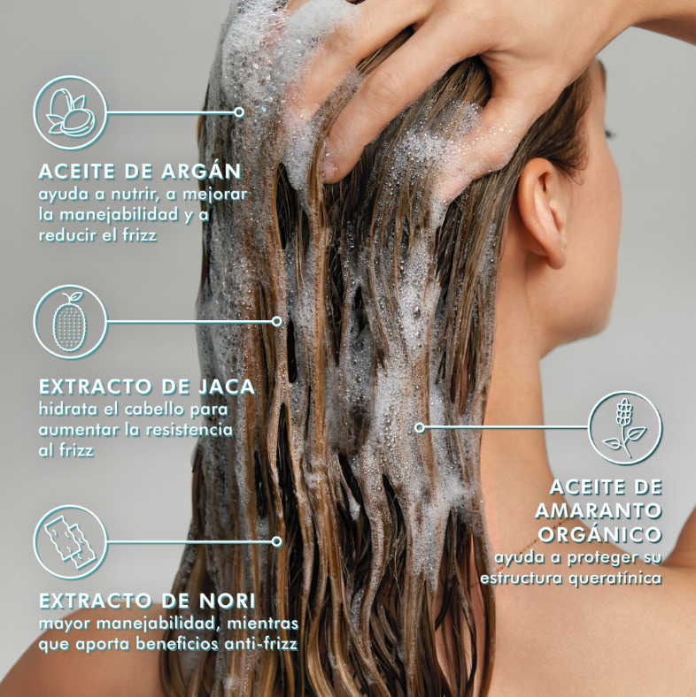 Moroccanoil Frizz Control Shampoo 1000ml – Shampoo profesional con aceite de argán para controlar el frizz y la humedad. Distribuidor autorizado Tatán Peluquería Colombia