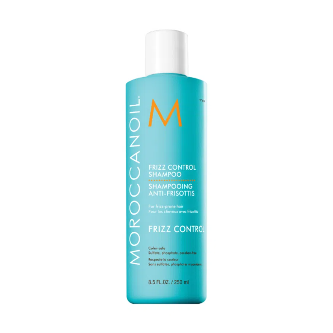 Moroccanoil Frizz Control Shampoo 250ml – Shampoo con aceite de argán para controlar el frizz y aportar suavidad y brillo. Distribuidor autorizado Tatán Peluquería Colombia