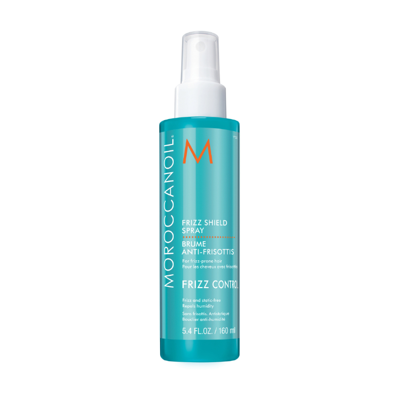 Moroccanoil Frizz Control Spray 160ml – Spray antifrizz y protector antihumedad con aceite de argán. Distribuidor autorizado Tatán Peluquería Colombia