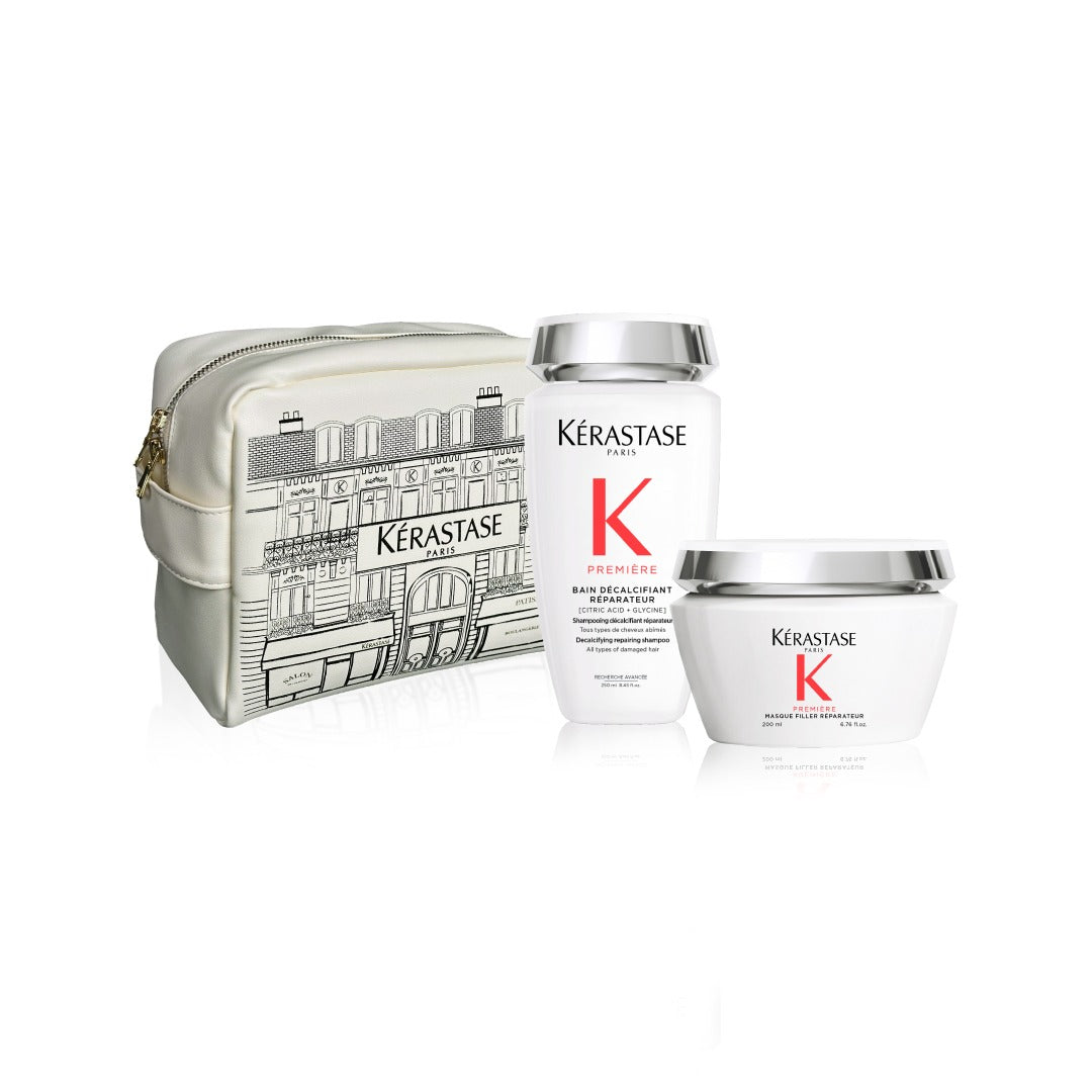 Cosmetiquera Kérastase Première | Viaje a París | Cabello Dañado – Holiday -Pack -Kit -Navidad 2025
