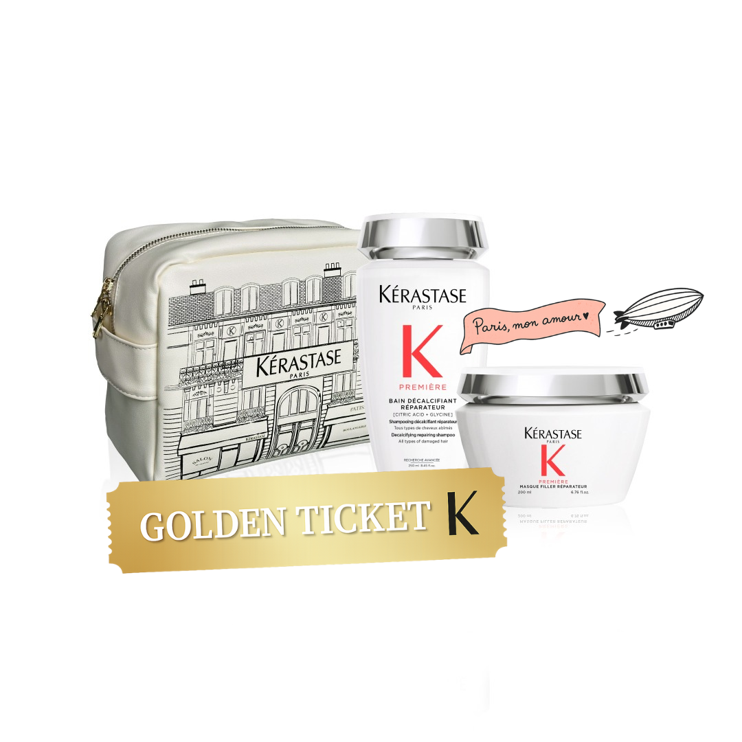 Cosmetiquera Kérastase Première | Viaje a París | Cabello Dañado – Holiday -Pack -Kit -Navidad 2025